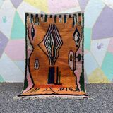 Moroccan orange rug- Berber Rug 150/250cm