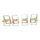 4 vintage folding chairs