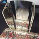 Hairdresser of the 50s and 60s with triptych mirror