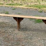Very large farm table with its 2 benches