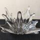 Vase or centrepiece, stretched crystal, 1960s.