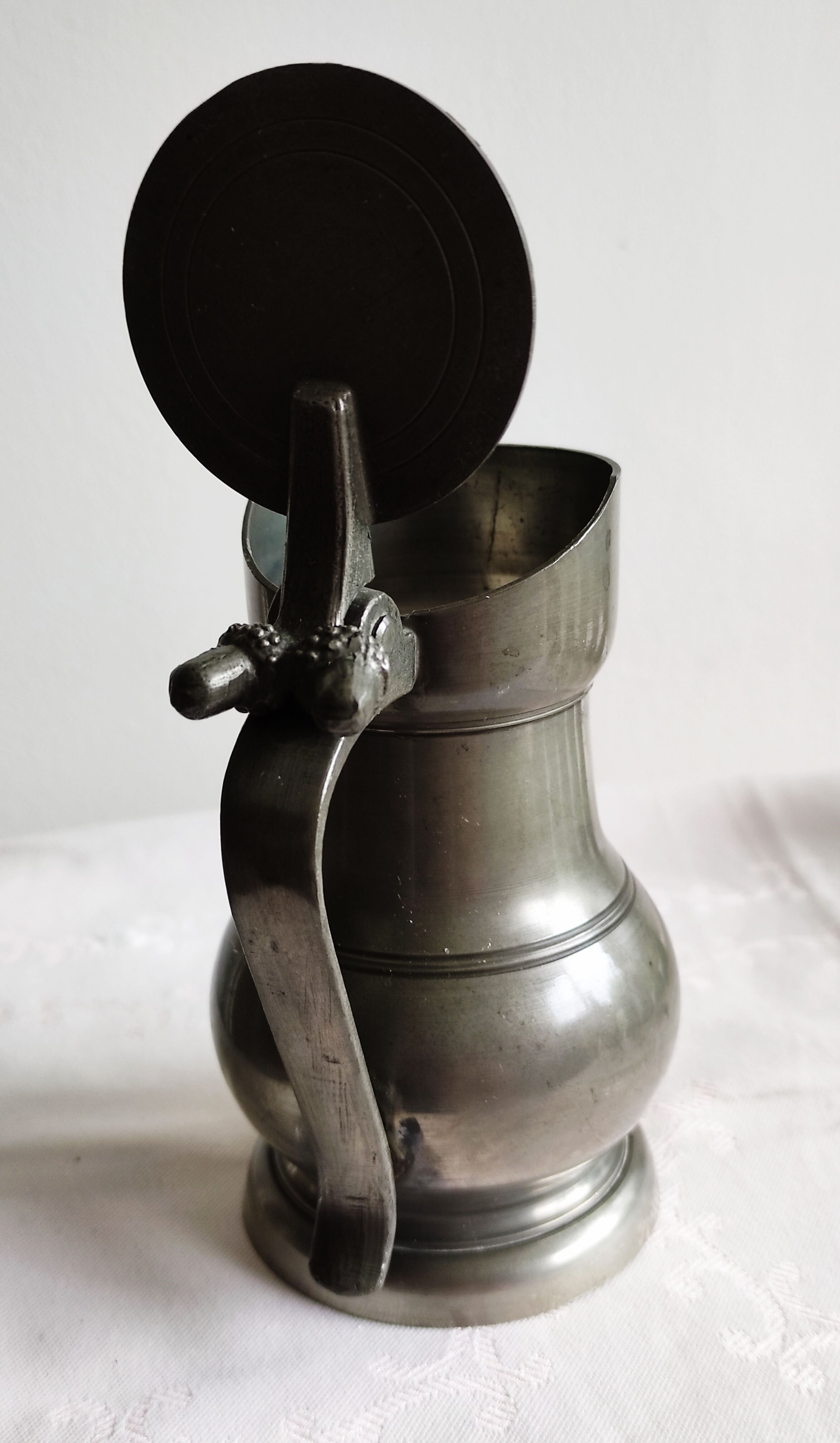 Louis Houzeau certified true tin pitcher