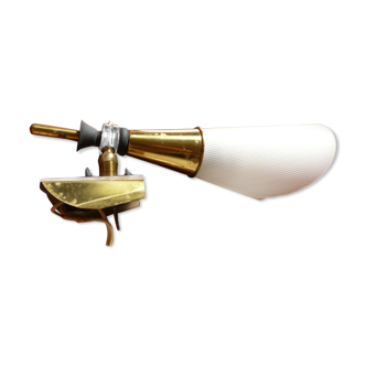 brass and plexiglass vintage torch applied with interupter