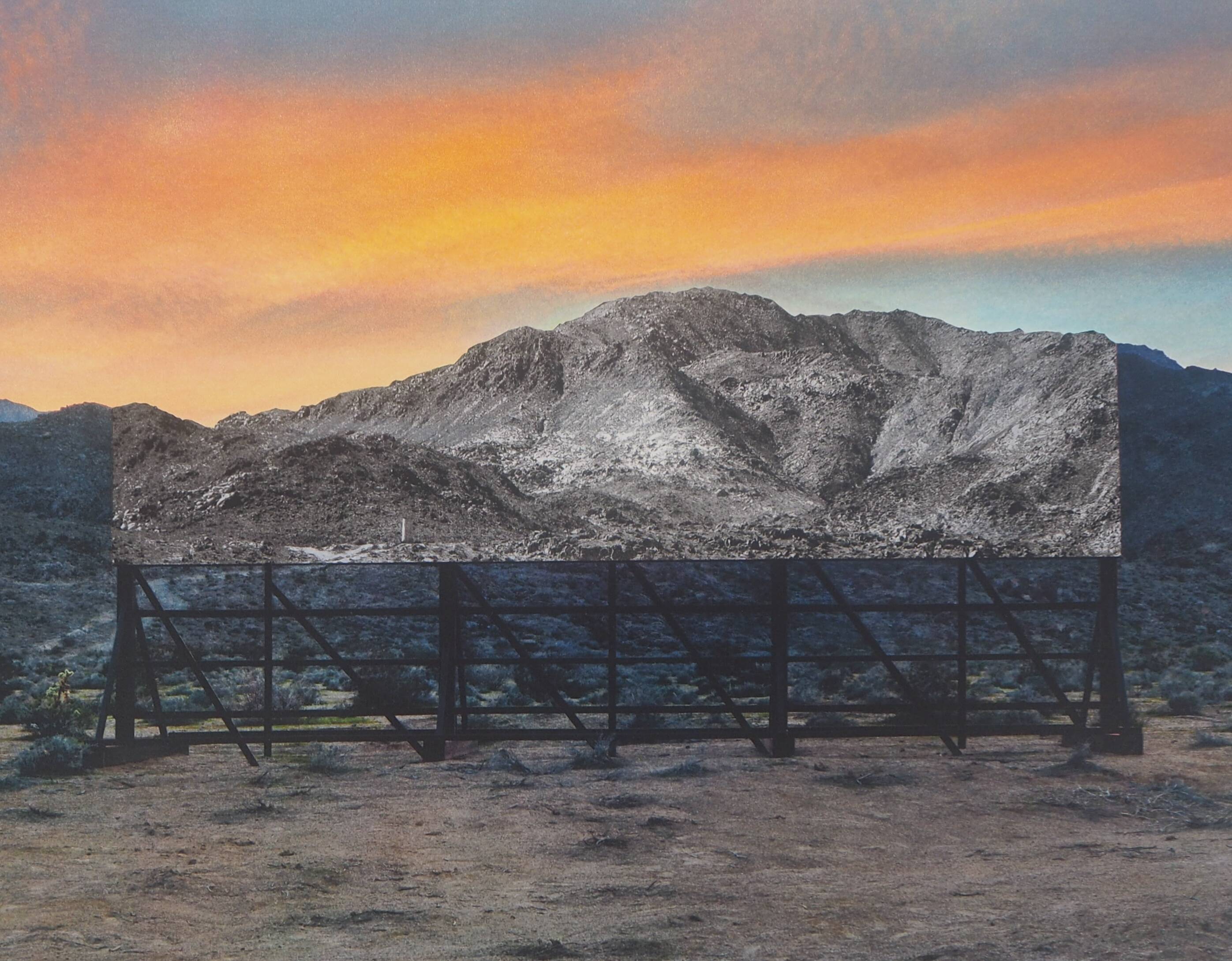 Original signed lithograph by JR: Death Valley, 2021