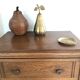 Void pear pocket vintage brass