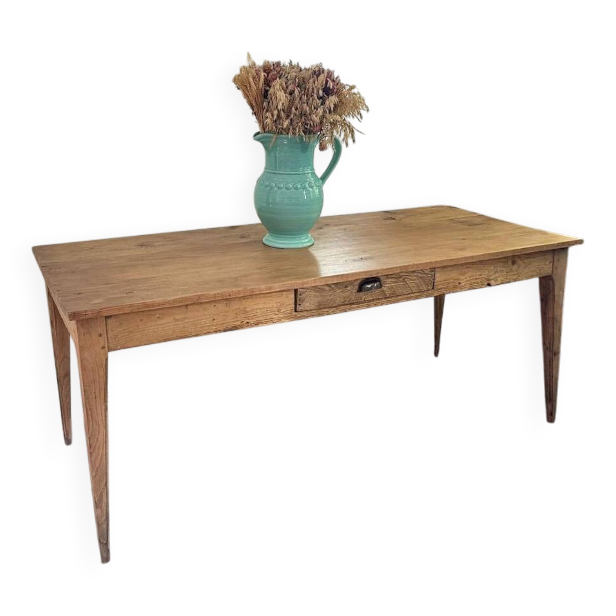 Solid oak farmhouse table