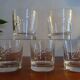 5 glasses of Arques crystal whisky signed - Ambroise model size Epi - 30 cl