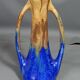 Vase in flamed & iridescent sandstone by G. Méténier