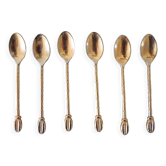 Box of 6 old teaspoons