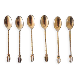 Box of 6 old teaspoons