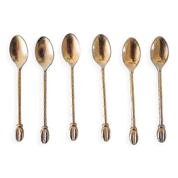 Box of 6 old teaspoons