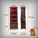 Small Display Cabinet in Mahogany, Louis XVI style – Late 19th Century