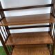 Bibliothèque pliante en bois, 4 étagères, 1950