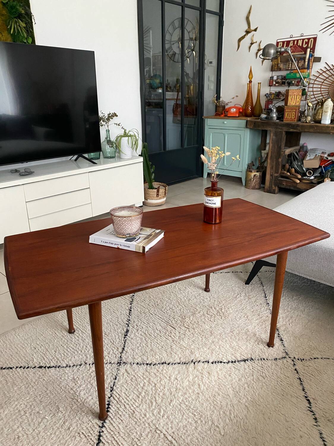 Vintage teak coffee table
