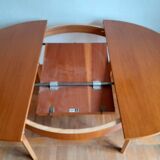 Danish extendable round table 1960