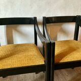 Four designer armchairs