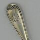 12 teaspoons, coffee, sterling silver Vieillard, vermeil, model Filet droit.