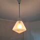 Conical opal glass ceiling lamp by Phillips, Netherlands 1920s