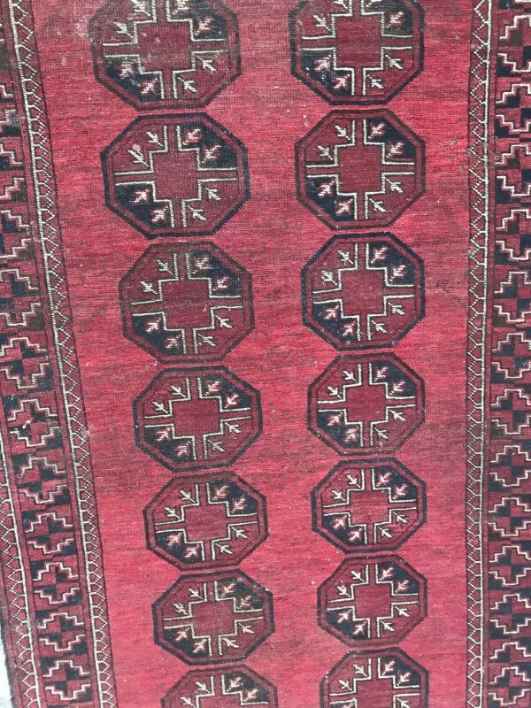 Former carpet afghan turkmen 120 x 208 cm