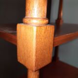 Natural wooden foot shelves