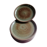 Set of 6 sandstone plates