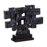 Auguste Harzic, Ceramic and glass sculpture, year 1968