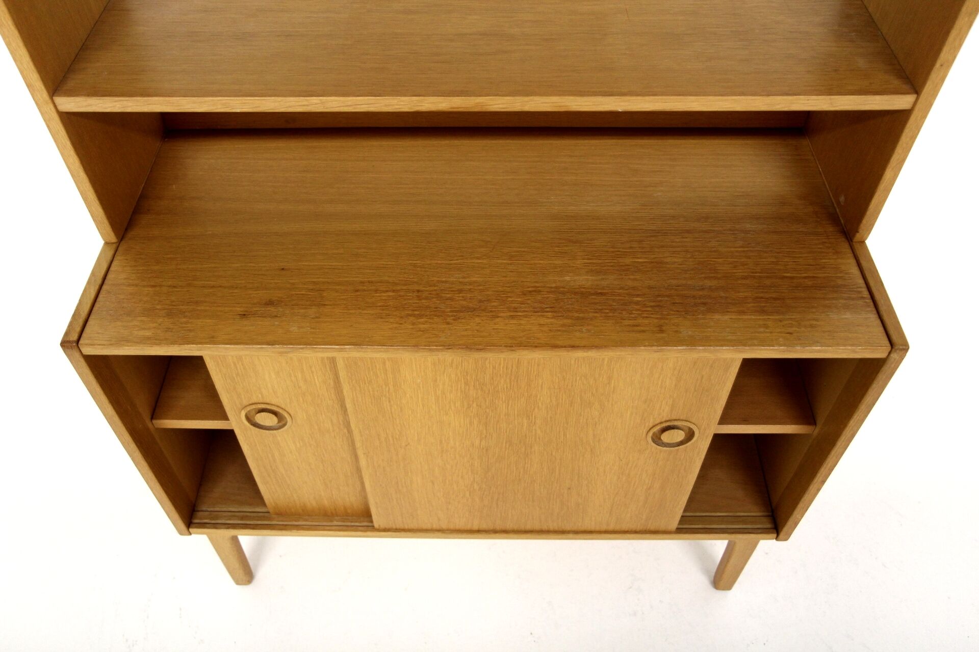 Scandinavian oak library, Sweden, 1960