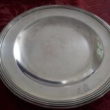 Plat service argent orfèvre Gombault