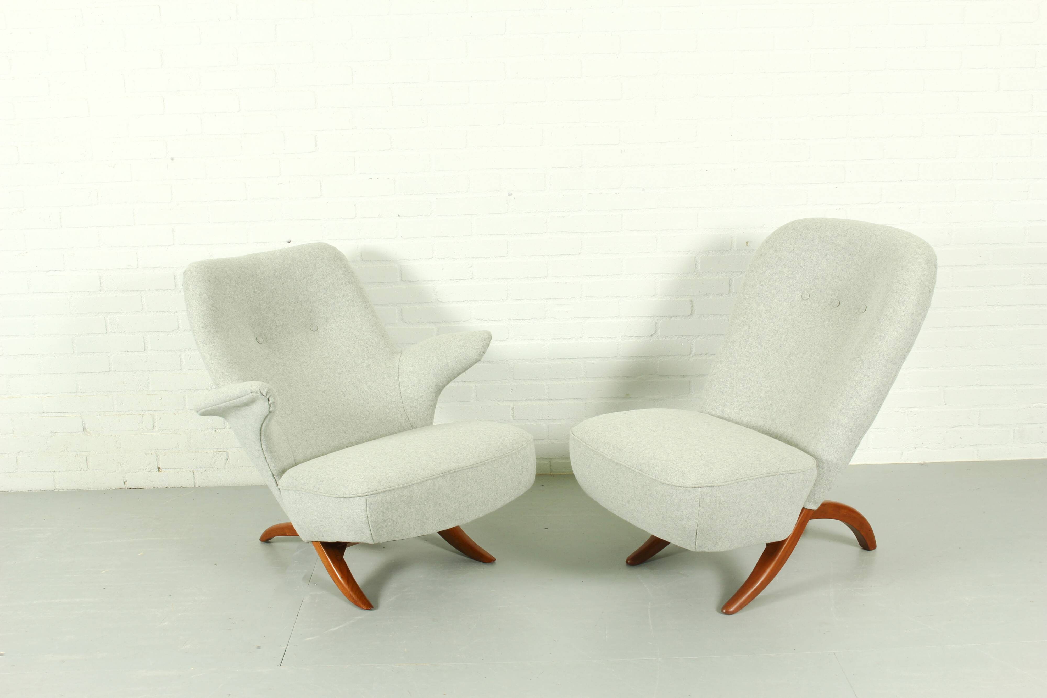 Congo & Pinguin Lounge Chair by Theo Ruth for Artifort, the Netherlands, 1957