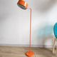 Large vintage orange lamp by Anders Pehrson for the Atelje Lyktan 1970