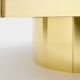 Bamboo and brass marquetry coffee table circa 1980