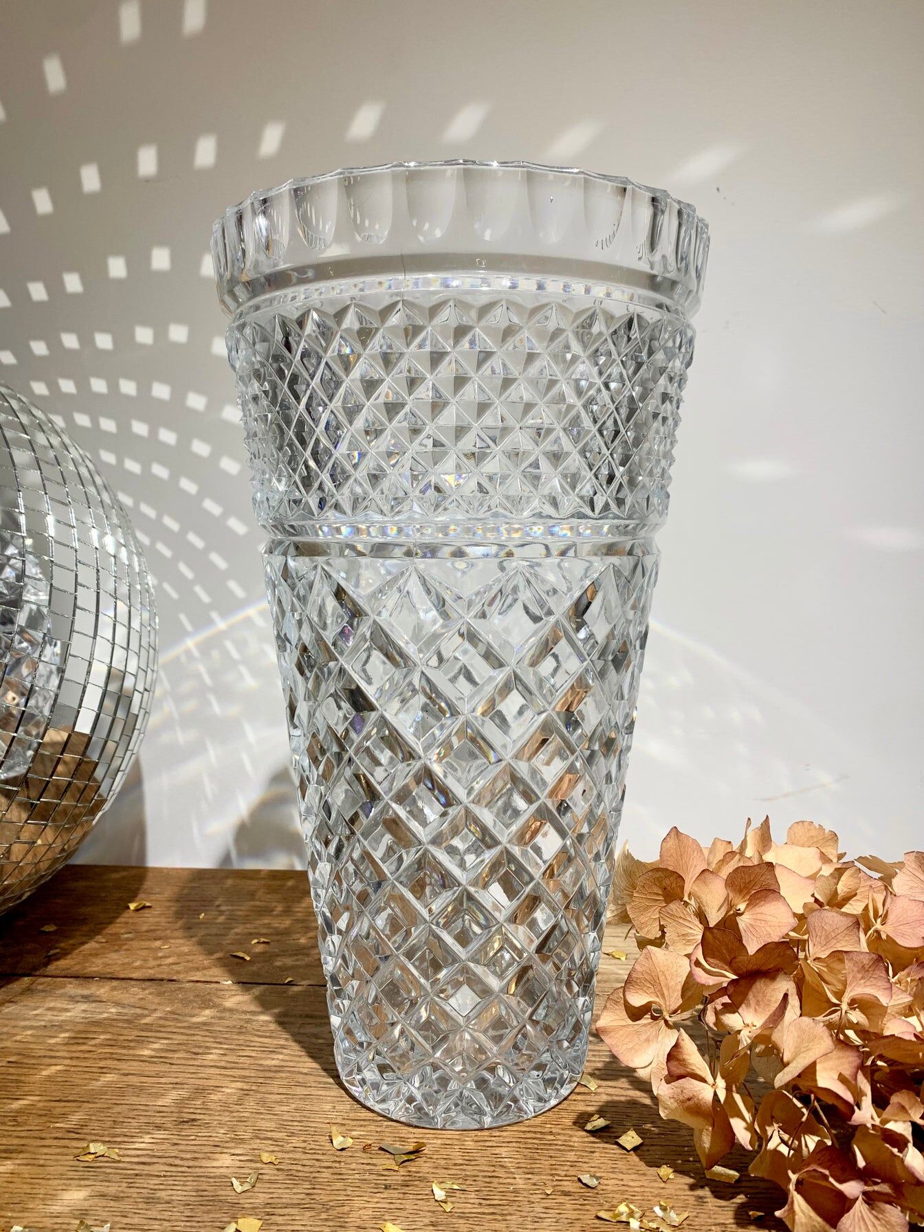 Crystal vase