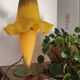 Yellow glass paste mushroom lamp, Art Nouveau style, V. Gifts