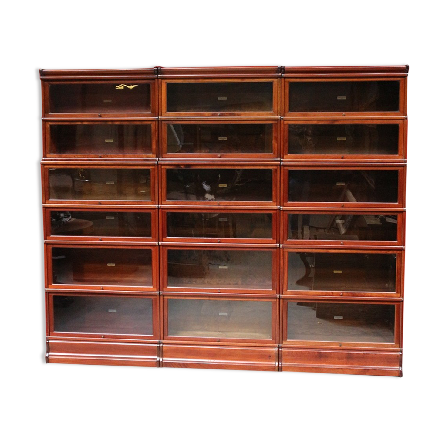 Antique mahogany bookcase
