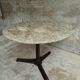 Garden table bistro table in cast iron with marble