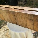 Vintage Wooden Building Mailbox Set