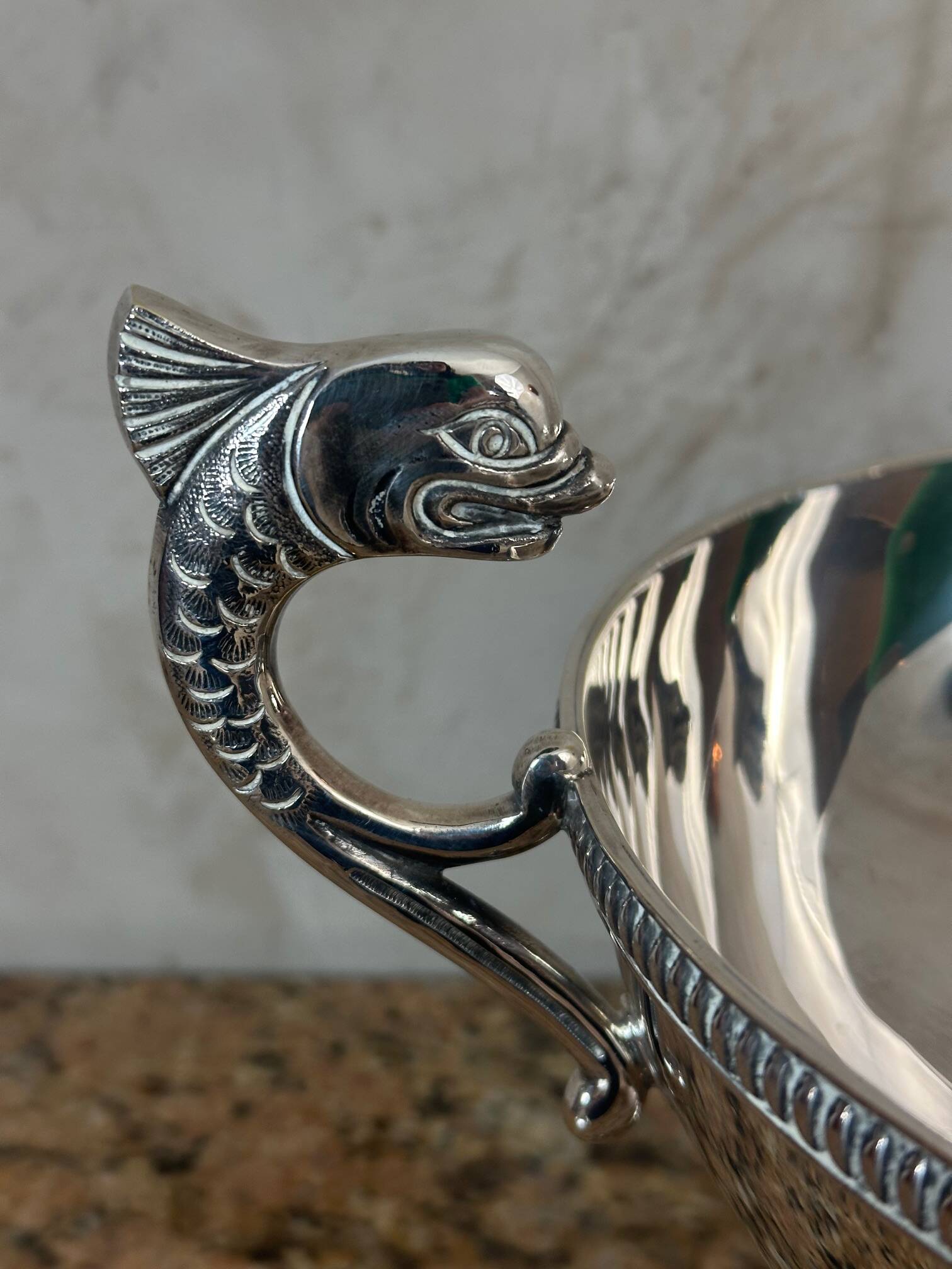 Silver metal cup