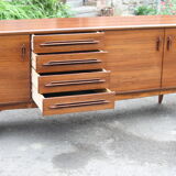 Enfilade in massive pallissandre 60s unifa edition