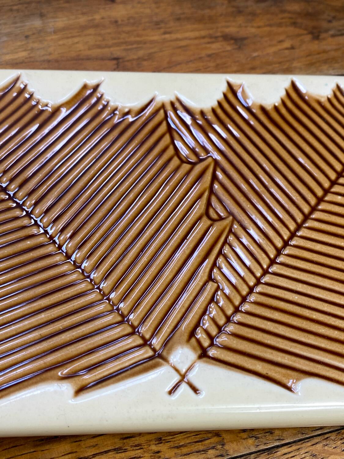 Verceram ceramic tray and butter dish