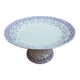 Large compotier Longwy Verveine in earthenware – antique