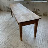 Farmhouse table pine multi-drawers