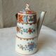 Chocolatiere en porcelaine de mehun