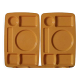 Set of two Guzzini trays