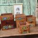 Pots à épices en bois français et anglais