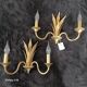 2 or 3 Charles Palmier bronze wall sconces