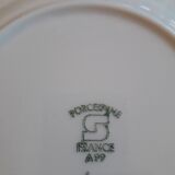 Set of 4 porcelain plates from Sarreguemines - pyroblan - cordoba model