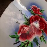 Vintage trivet luneville poppies