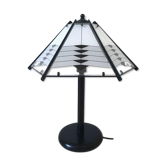 Lampe de table style art déco années 80