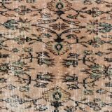 Light Blush Pink All-over Floral Vintage Rug, 188x276Cm