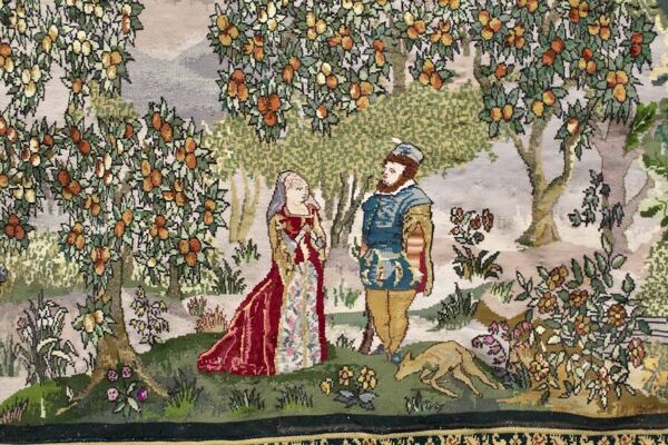 Tapisserie ''Scène Champêtre'' semi mécanique